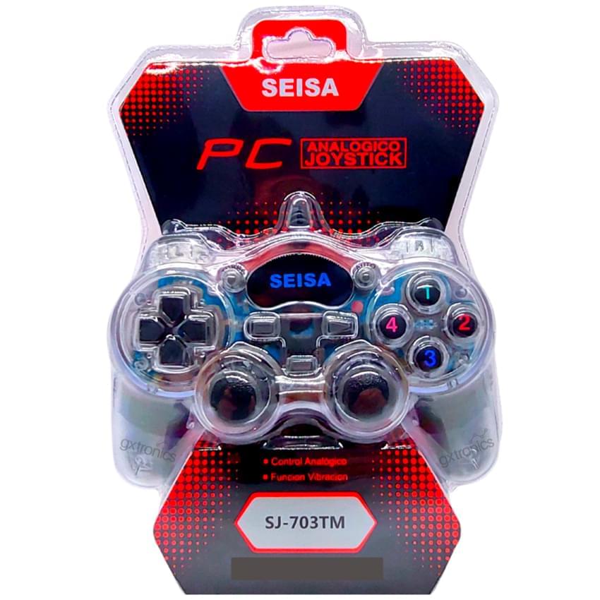 Joystick Pc Seisa Sj-703tm Transparente